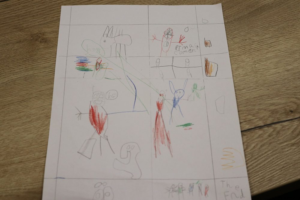 Anansi comic strip workship Black History Month