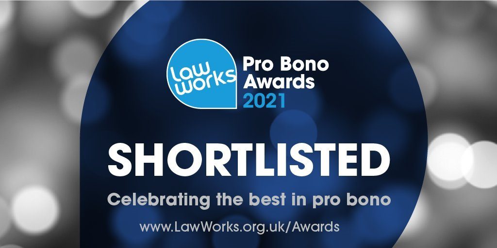 Pro Bono Awards 2021 Shortlisted