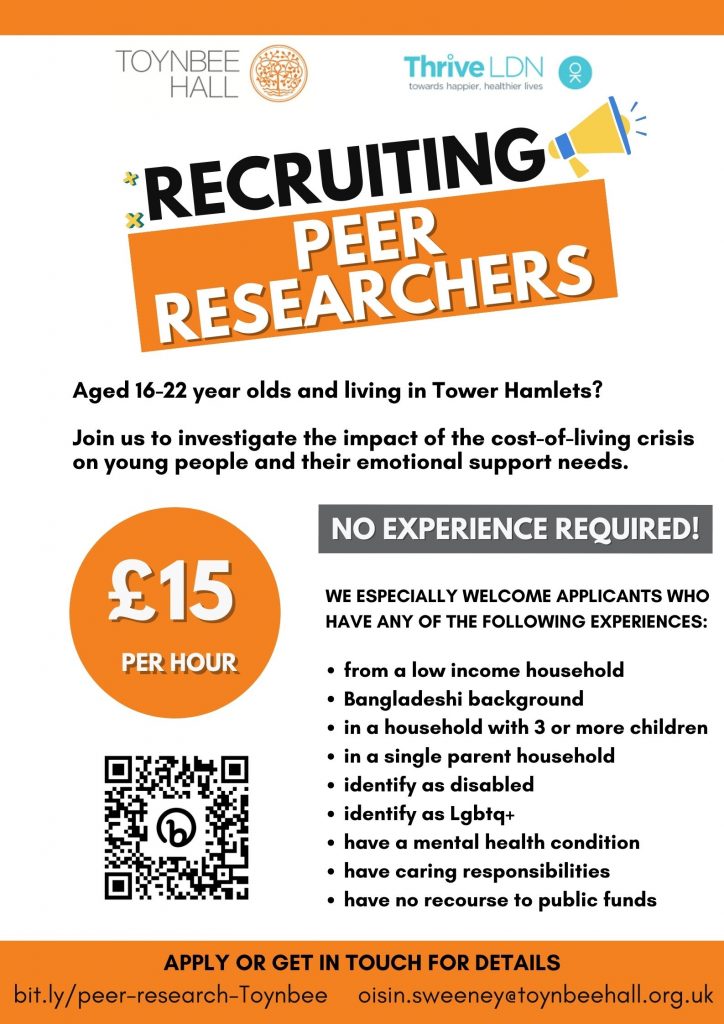 Health-Foundation_peer-researcher-recruitment-flier