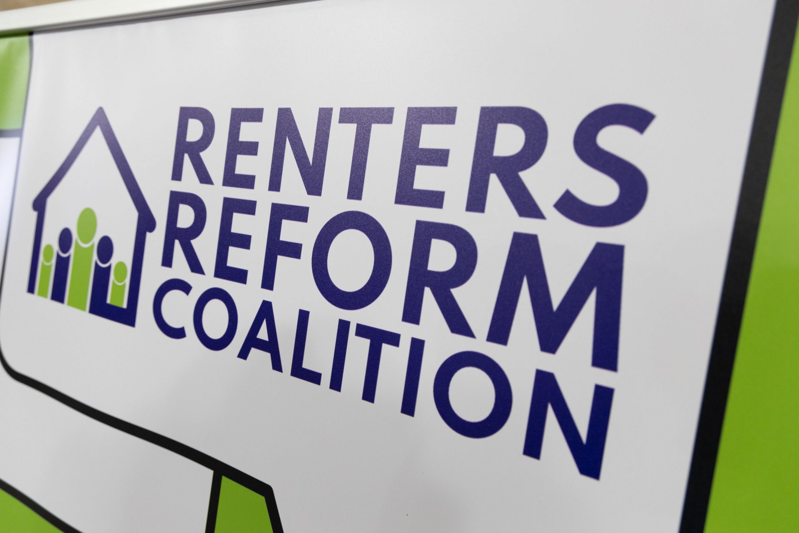 Renters Reform Coalition sign