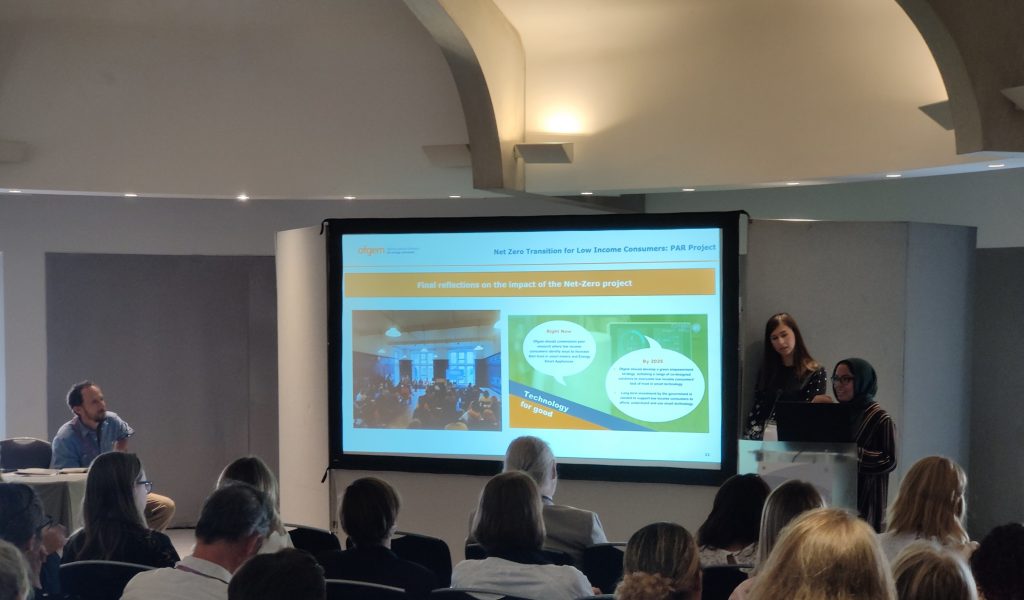Nasrat delivers speech at Ofgem’s presentation to the Social Research Association annual conference