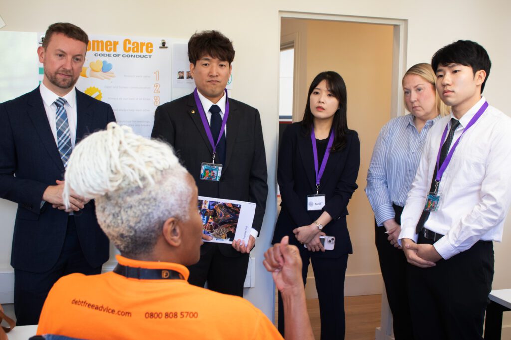 CCRS delegates meet with Toynbee Hall's debt advice team.