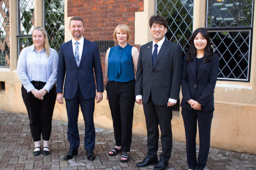 CCRS delegates with Rebecca Sycamore, Chief Executive of Toynbee Hall, Matt Dronfield, Managing Director of Debt Free Advice, and Kate Barron, Senior Manager of Debt Free Advice.